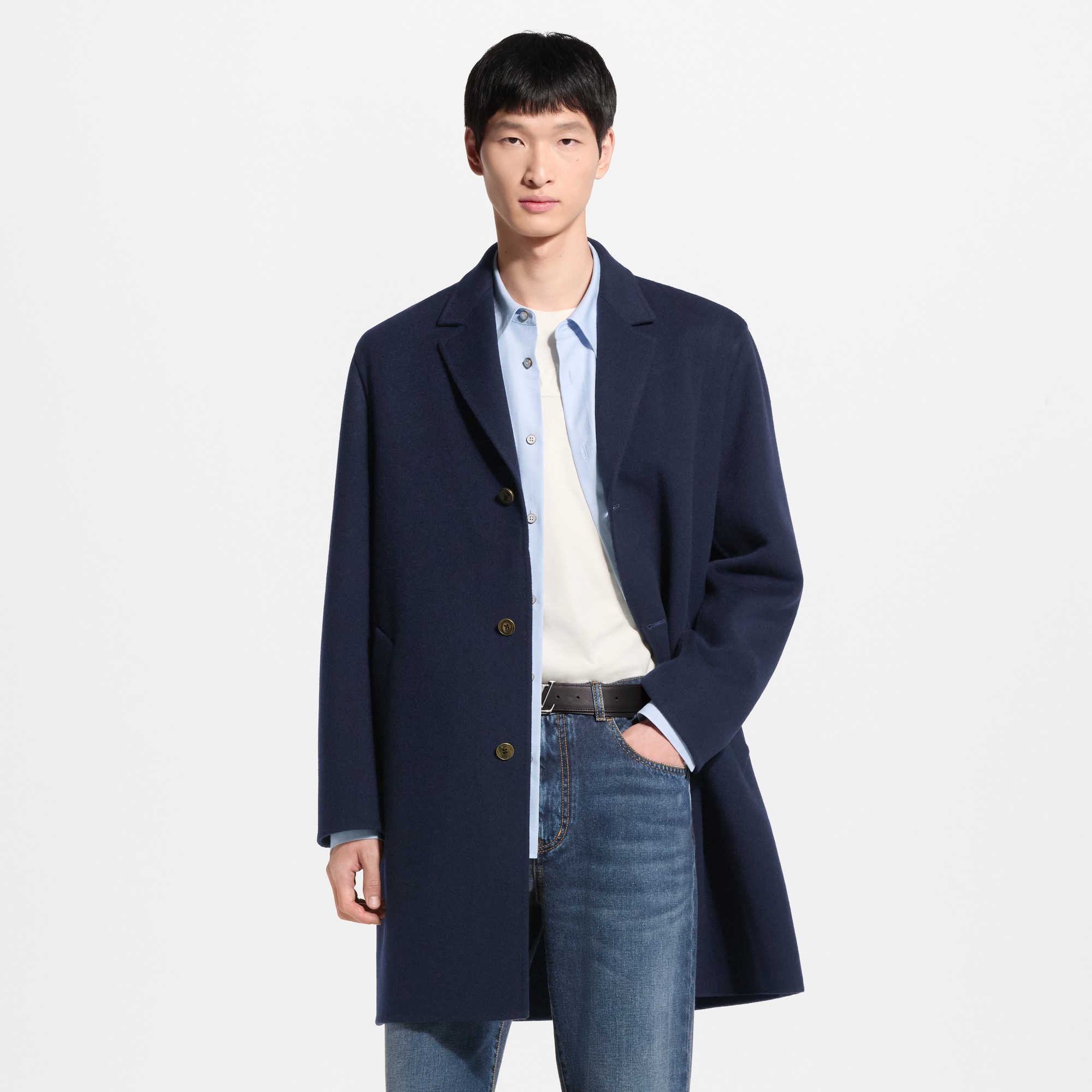 Cashmere Double Face Coat - Ready-to-Wear 1AKKWS | LOUIS VUITTON